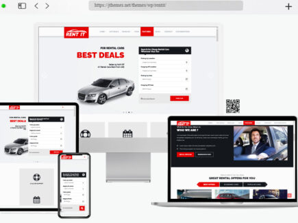 rentit vehicle car rental wordpress theme