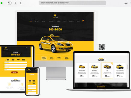 taxipark taxi cab service company wordpress theme