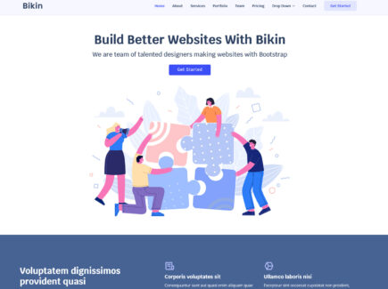 bikin bootstrap template