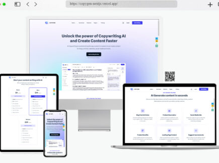 copygen ai writer copywriting landing page nextjs template