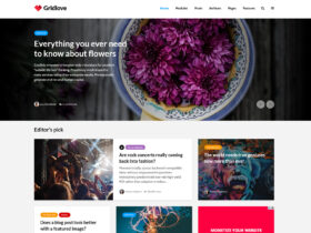 gridlove news masonry wordpress theme