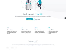 HeroBiz Bootstrap Business Template