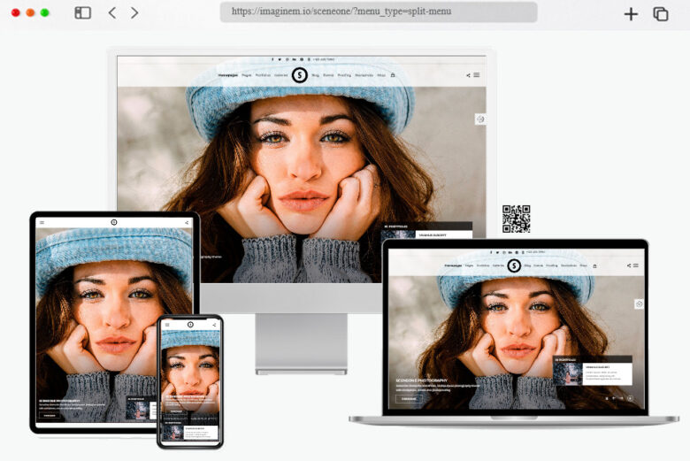 sceneone fullscreen photography wordpress theme