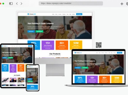 visualsite free business wordpress theme