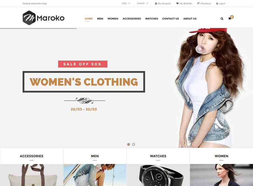 clothes fashion magento themes