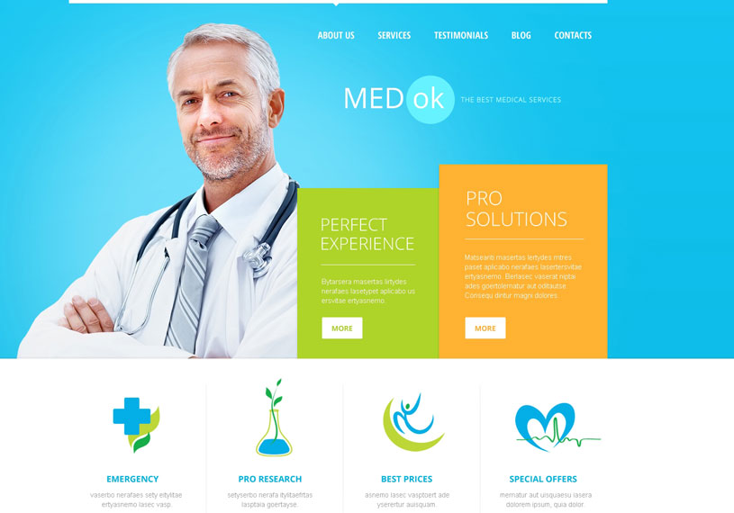 medical health joomla templates